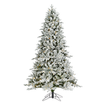 Tree Flocked Luxe PreLit 1.8m - Christmas Decorations Brisbane