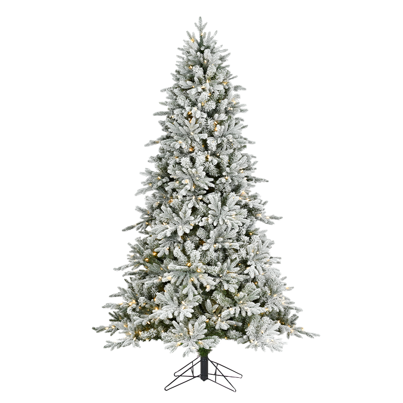 Tree Flocked Luxe PreLit 1.8m - Christmas Decorations Brisbane