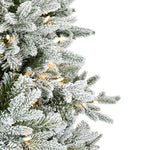 Tree Flocked Luxe PreLit 1.8m - Christmas Decorations Brisbane