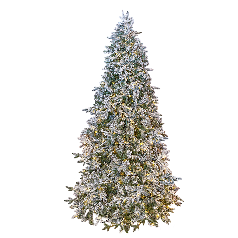Tree Flocked Luxe PreLit 2.3m - Christmas Decorations Brisbane