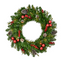 Wreath Red Berries with Pinecone Pre-Lit 90cm