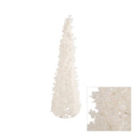 Cone Tree Ice White 46cm - Christmas Decorations Brisbane