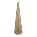 Champagne wire brush Christmas tree 90cm
