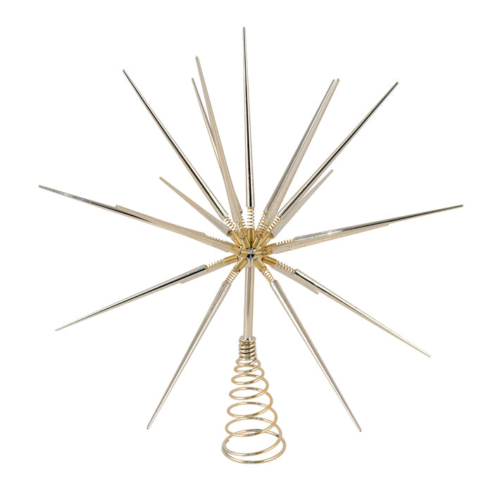 Spring burst champagne spiky tree topper