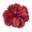 Magnolia Flower Burgundy Shiny Clip On 22cm