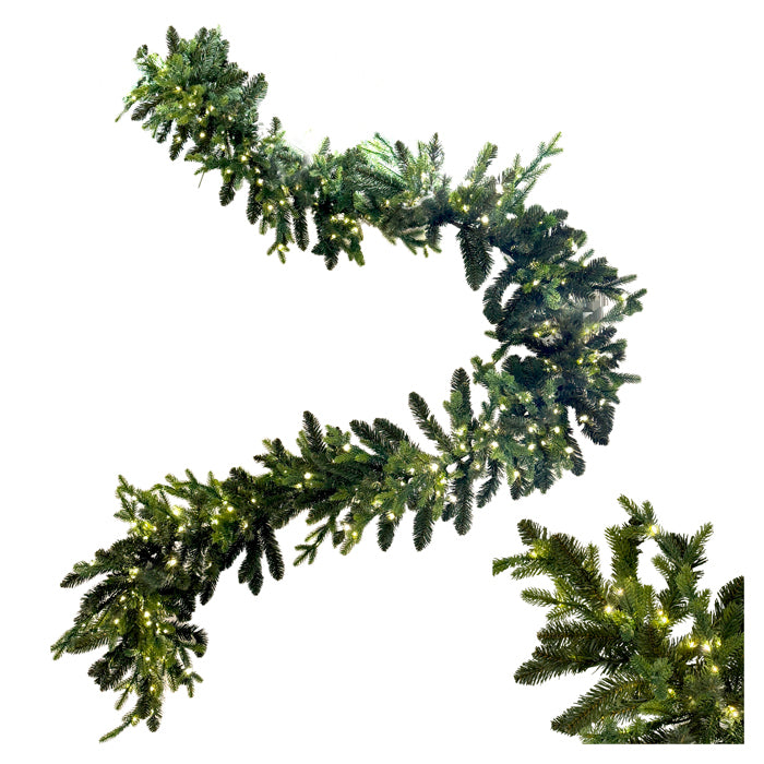 Garland  4m with 800 Lights - Christmas Decorations Brisbane
