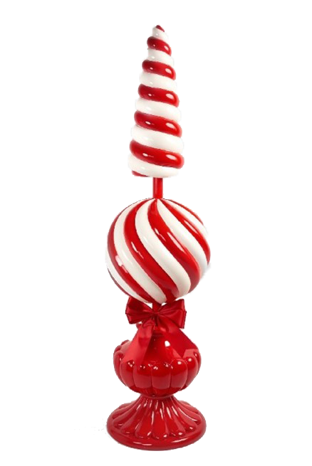 Striped Candy Red/White 160cm - Christmas Decorations Brisbane