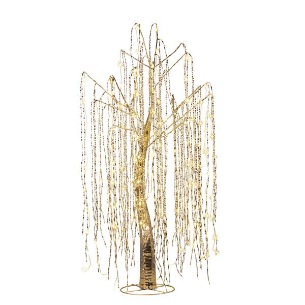 Willow Tree Silver w/ Warm Lights 120cm - Christmas Decorations Brisbane