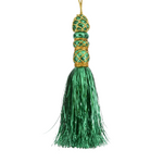 Tinsel Tassel Hanging Green 20cm - Christmas Decorations Brisbane