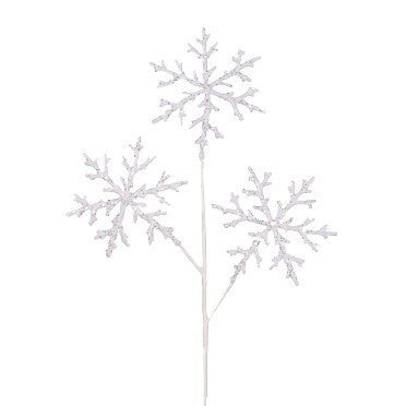 Snowflake Spray White
