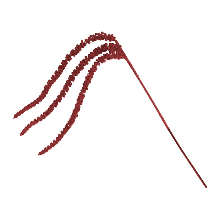 Spray Beaded Burgundy 50cm - Christmas Decorations Brisbane