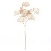 Spray Gingko Gold 66cm