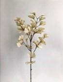 Spray Gingko Leaf Beige 85cm