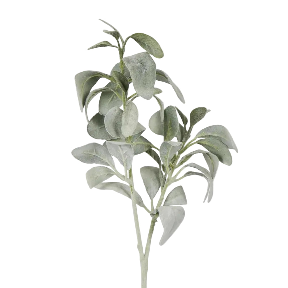 Spray Lambs Ear Leaf Green 71cm - Christmas Decorations Brisbane