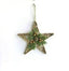 Star Hanging Natural Wood 23cm