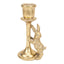 Golden Bunny Candle Holder 15cm - Christmas Decorations Brisbane
