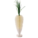 Carrot Brush White 53cm - Christmas Decorations Brisbane
