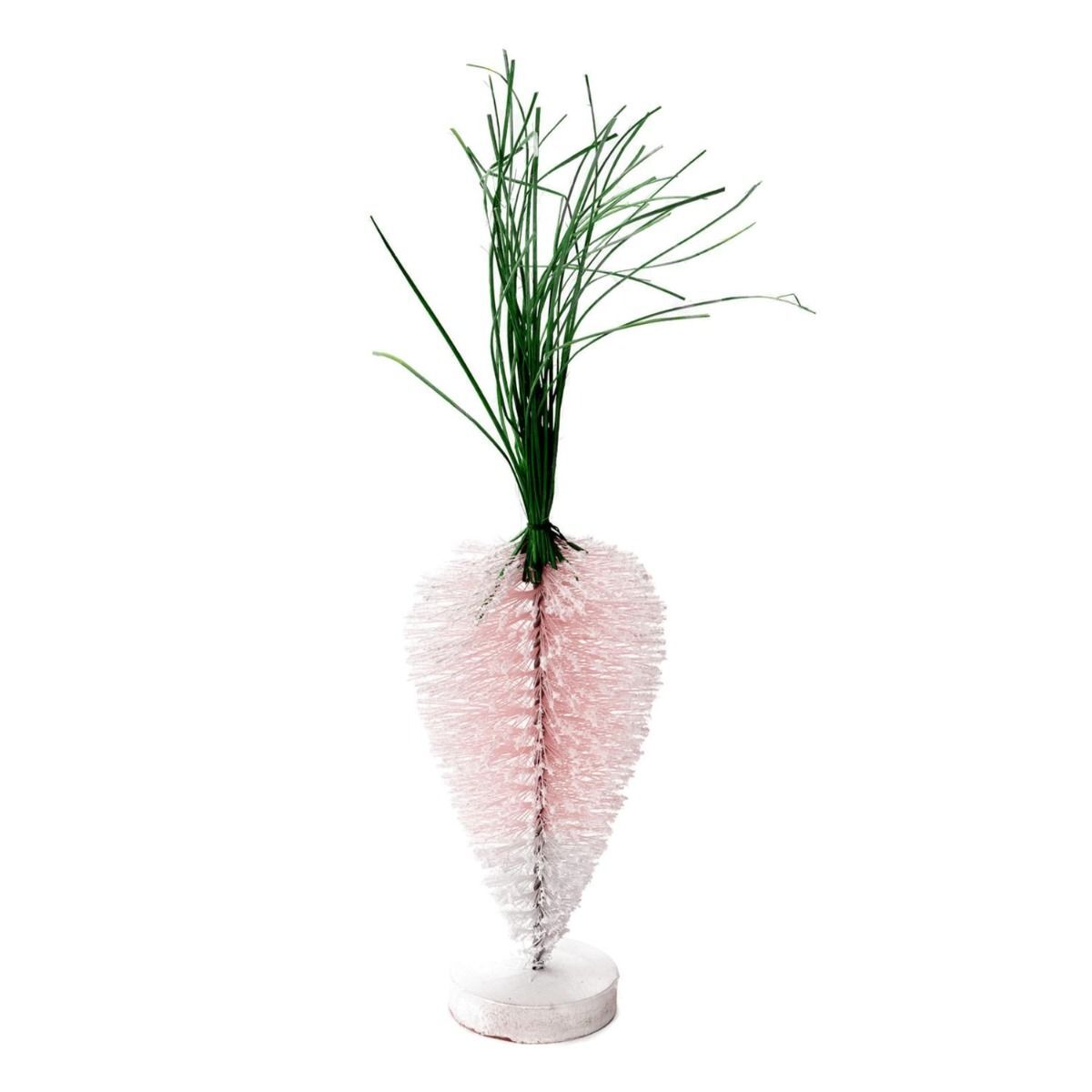 Carrot Brush Pink 40cm - Christmas Decorations Brisbane