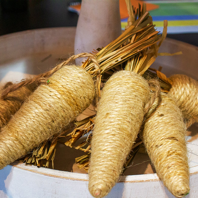 Garland Carrot Ivory 140cm - Christmas Decorations Brisbane