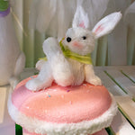 Macaron Bunny Pink 19cm - Christmas Decorations Brisbane