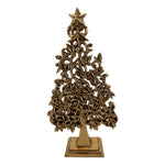Antique table ornament of opulent gold tree