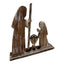 Wooden table ornament of nativity family