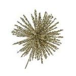 Gold tinsel decorative metallic burst