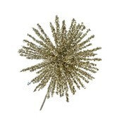 Gold tinsel decorative metallic burst