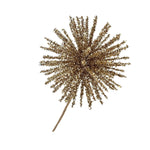 Decorative spray in a burst shape with rose gold tinsel