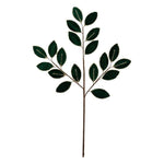 Velvet green leaf pick