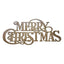 Gold shimmer "Merry Christmas" plaque
