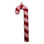 Pink and red candy cane hanging ornament