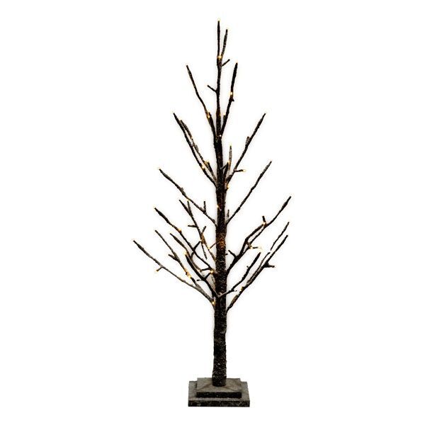Brown tree with LED lights
