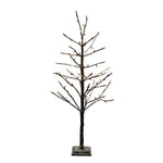 Brown tree with LED lights