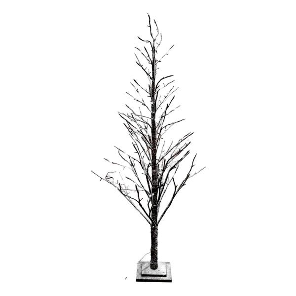 Brown 180cm decorative tree with LED lights