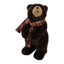 Brown Bear with Scarf Standing 42cm