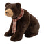Brown Bear with Scarf Sitting 45cm
