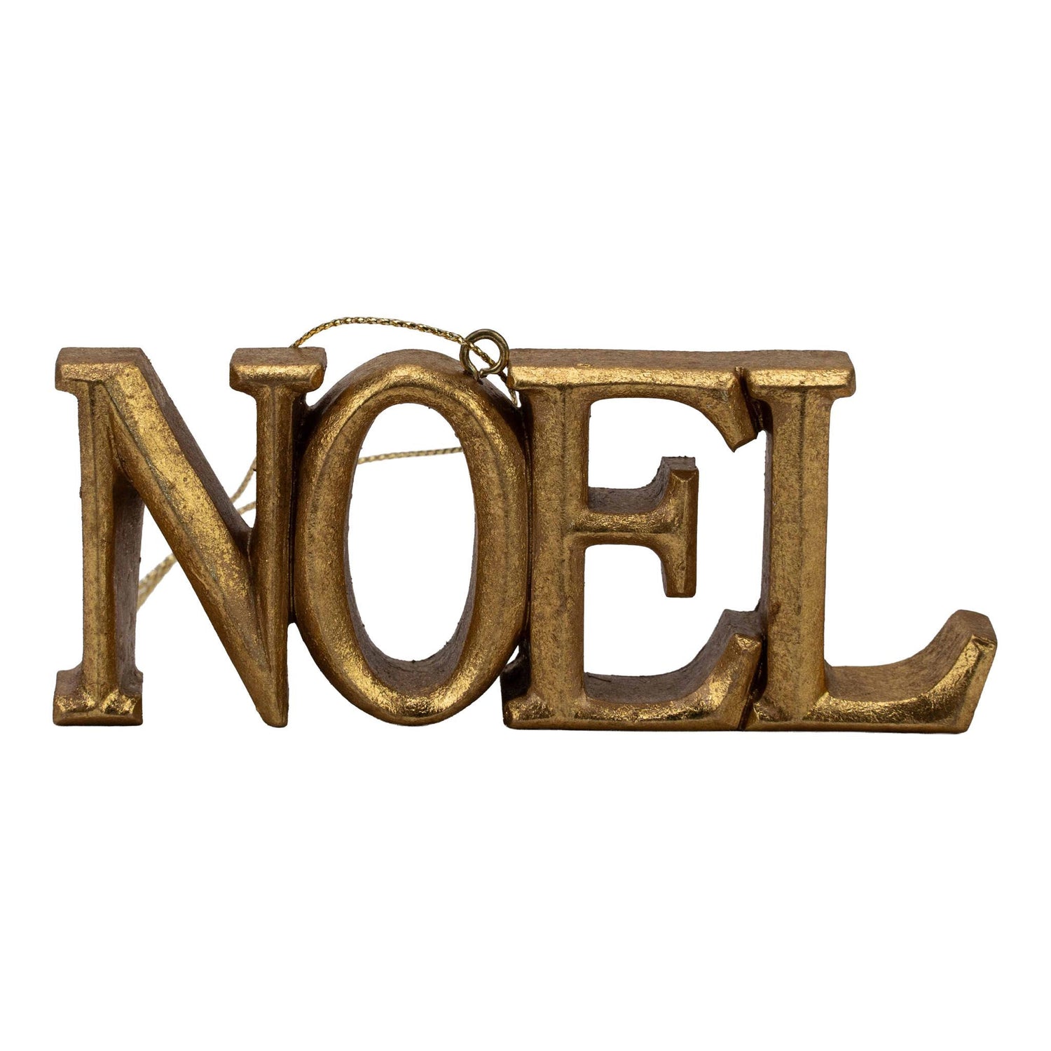Noel Gold Hanging 12cm