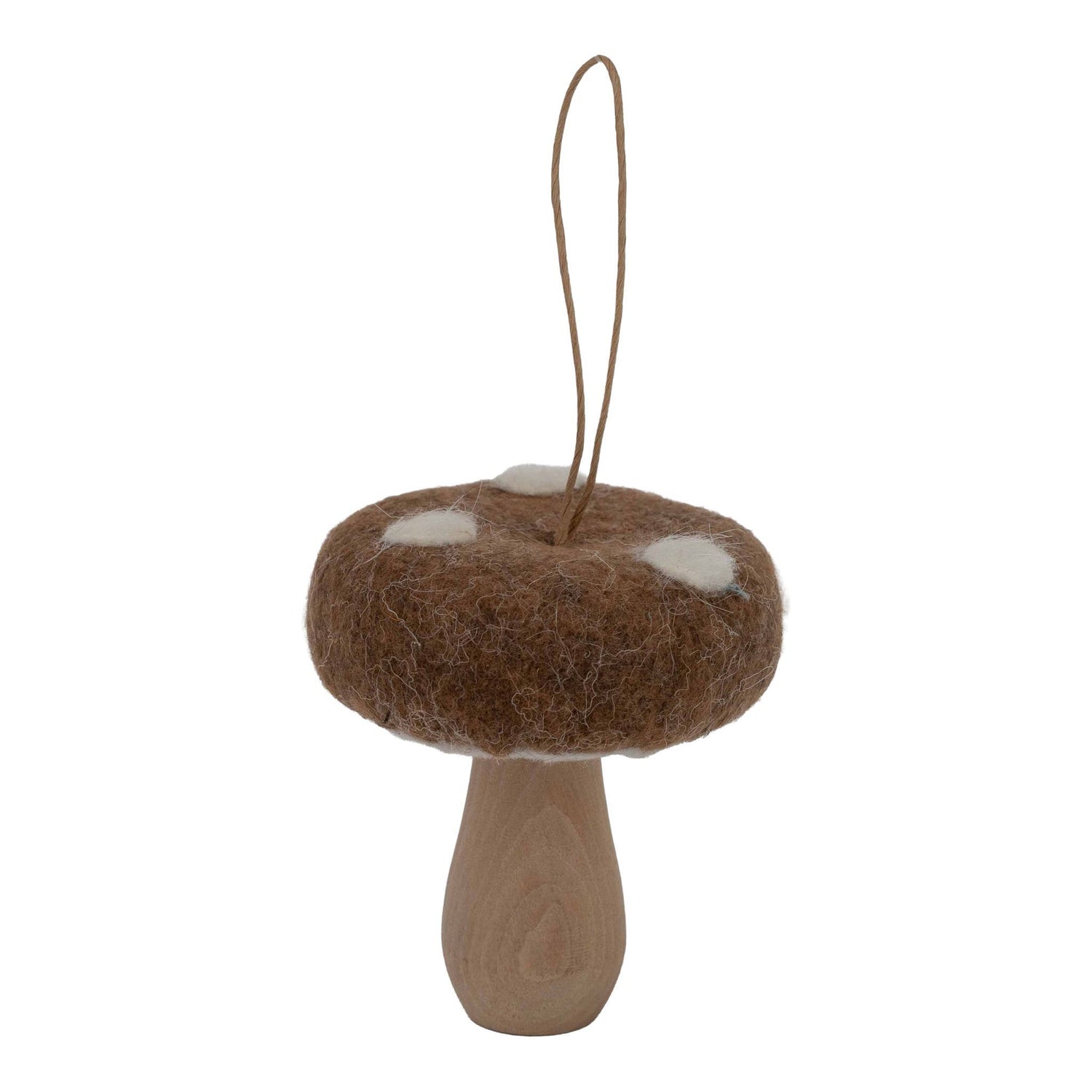 Mushroom Brown Hanging 8cm
