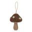 Mushroom Brown Hanging 10cm