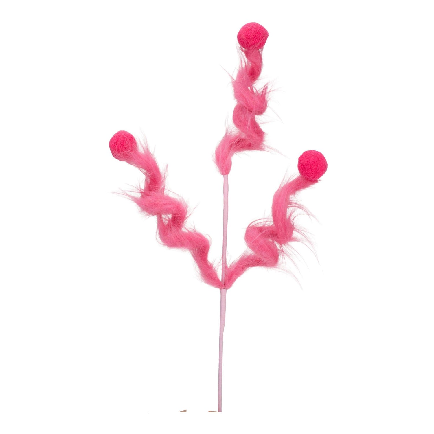 Fluffy Coil Spray Pink