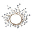 Champagne Candle Ring with Jewels 9cm