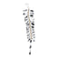 Jewel Acrylic Leaf Hanging 22cm
