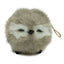 Grey Sleeping Owl Hanging 8cm