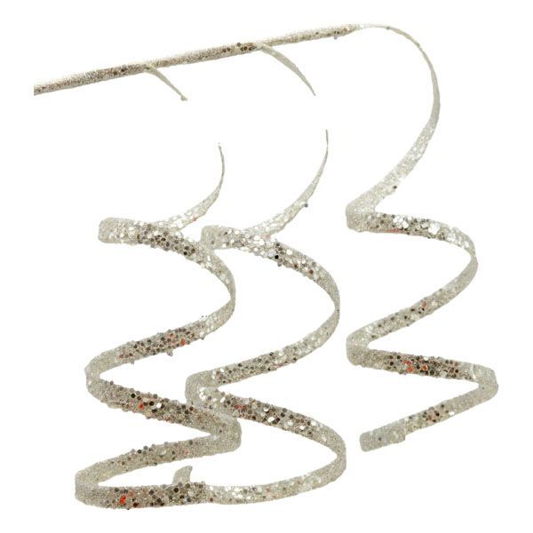 Curl Spray White 45cm - Christmas Decorations Brisbane