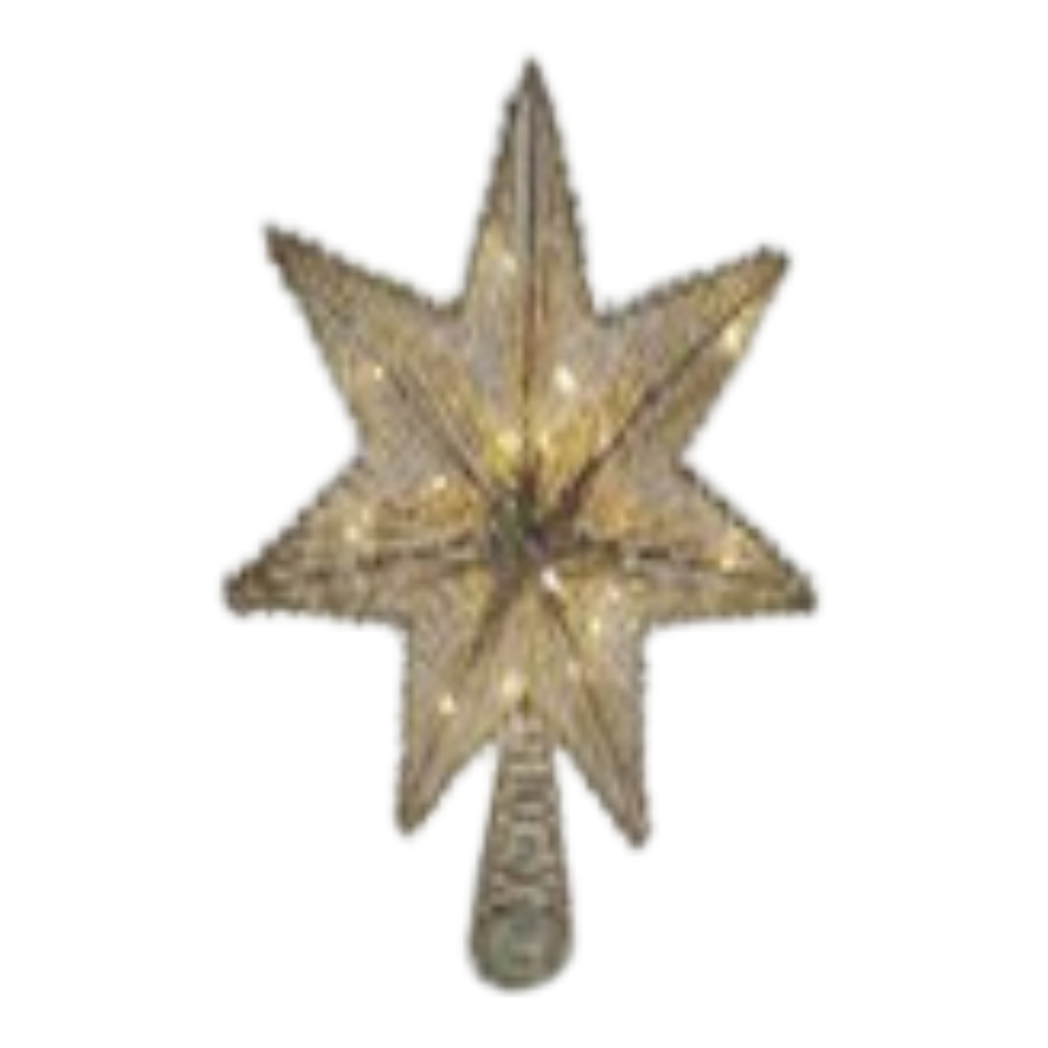 Tree Topper 6 Point Star LED 30cm
