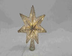 Tree Topper 6 Point Star LED 30cm - Christmas Decorations Brisbane