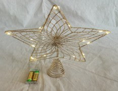 Tree Topper Star LED 30cm - Christmas Decorations Brisbane