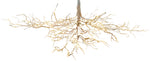 Glitter Hanging Branch White 180cm - Christmas Decorations Brisbane