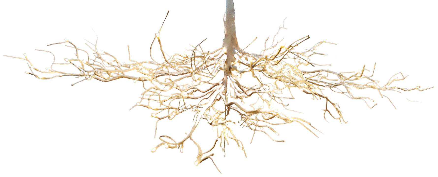 Glitter Hanging Branch White 180cm - Christmas Decorations Brisbane